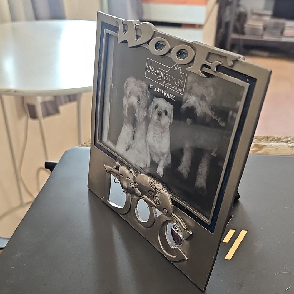 Silver Dog Picture Frame - Picture 3 of 4